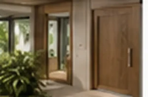 Sauge — PORTE D’ENTRÉE — PDE-02 — Bois naturel