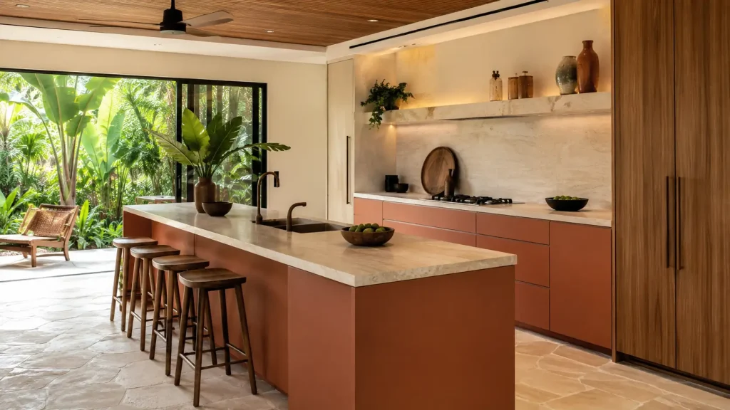 Ambiance Terracotta — CUISINE — CHALEUR CONTEMPORAINE — exemple du catalogue