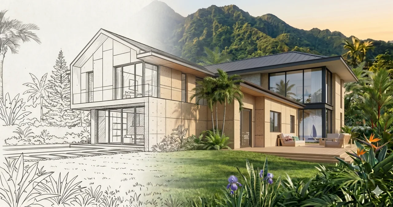 Illustration architecturale : du croquis au projet de maison