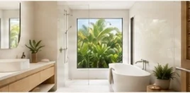 Salle de bain — exemple d’application Tahiti du catalogue